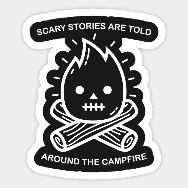 Camp Fire Stories Sticker by krisren28